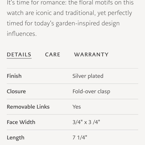 Brighton Watch with Floral Motifs - Picture 2 of 6